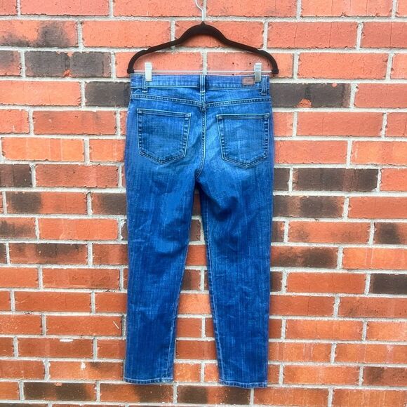 Lee Relaxed Fit Girlfriend Mid Rise Blue Denim Jeans Size 6 - Picture 6 of 10